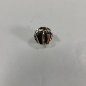 VNTG Precious Feet Lapel Pin In Silver Color A14
